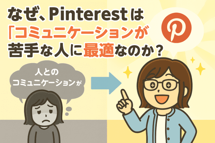 なぜ、Pinterestは『コミュニケーションが苦手な人』に最適なのか？