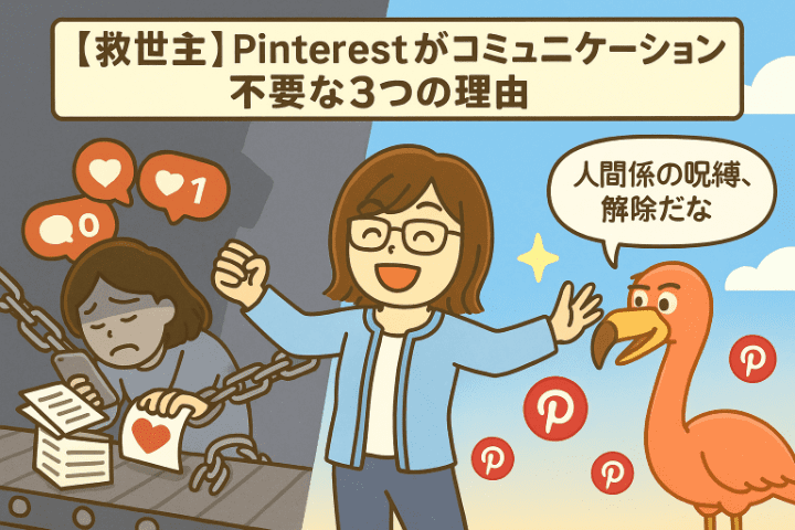 Pinterestがコミュニケーション不要な3つの理由