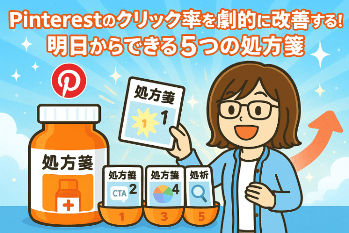 Pinterestのクリック率を劇的に改善する!明日からできる5つの処方箋
